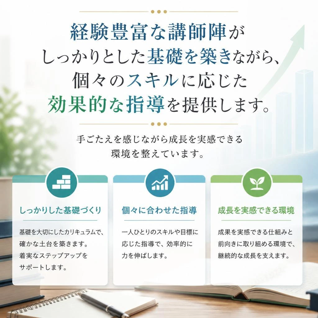 スキルアップのステップ