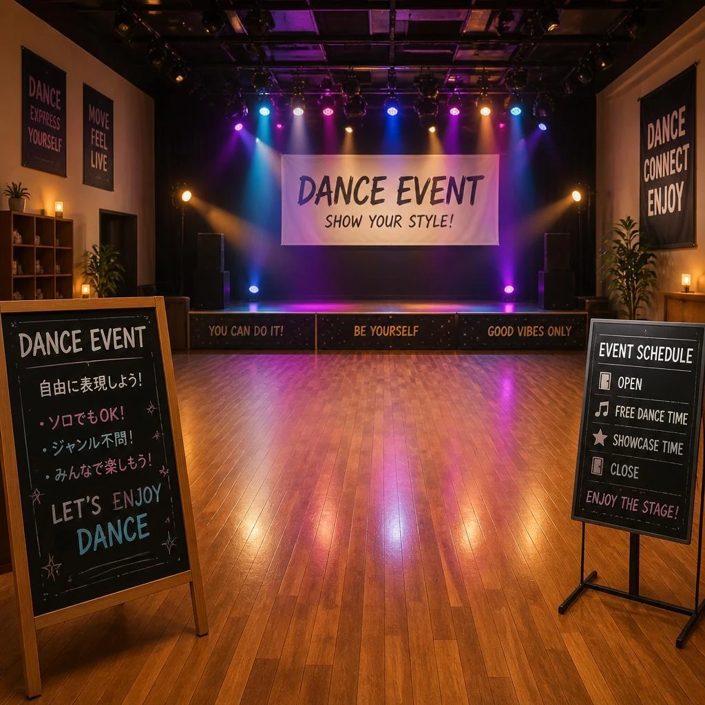 ダンスイベントで交流を楽しむ